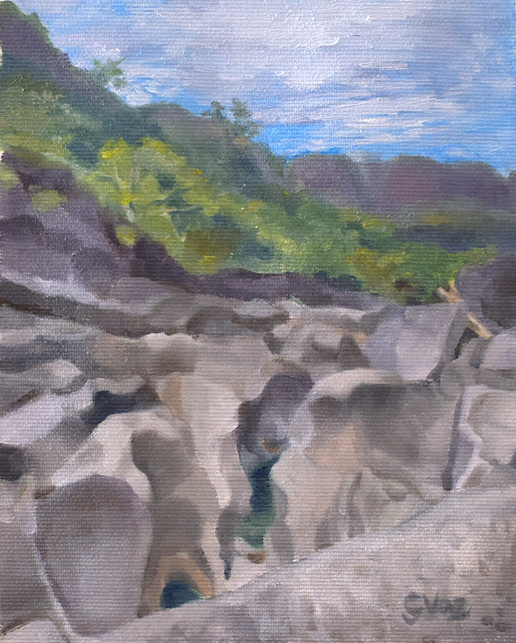 Vale da Lua, oil on canvas, 19 x 15 cm, 2021