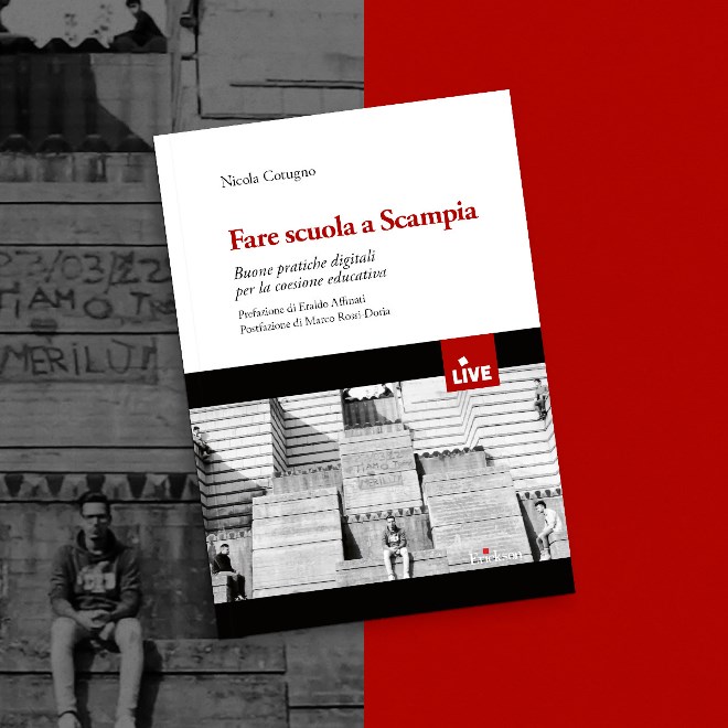 Salotto letterario Vitanova, presentazione libro ‘Fare scuola a Scampia, Buone pratiche digitali per la coesione’