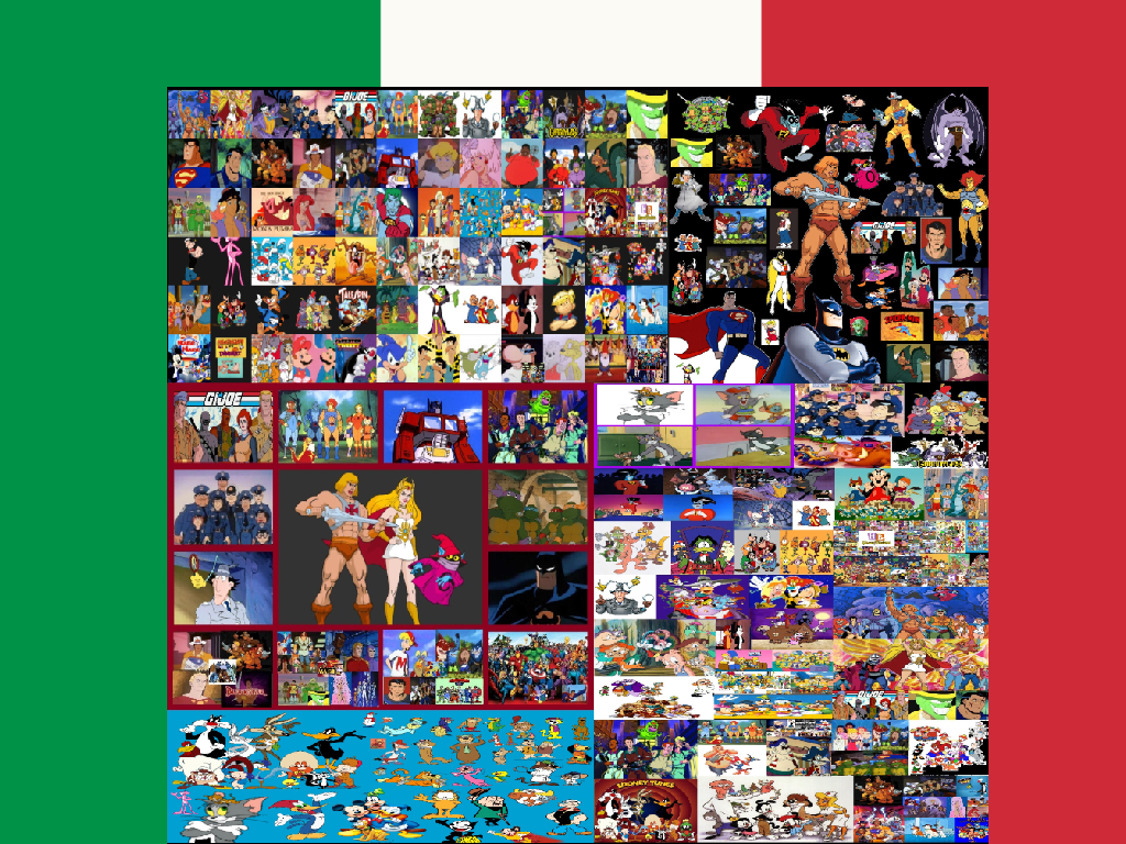 Gli italiani hanno visto molti più vecchi cartoni animati americani