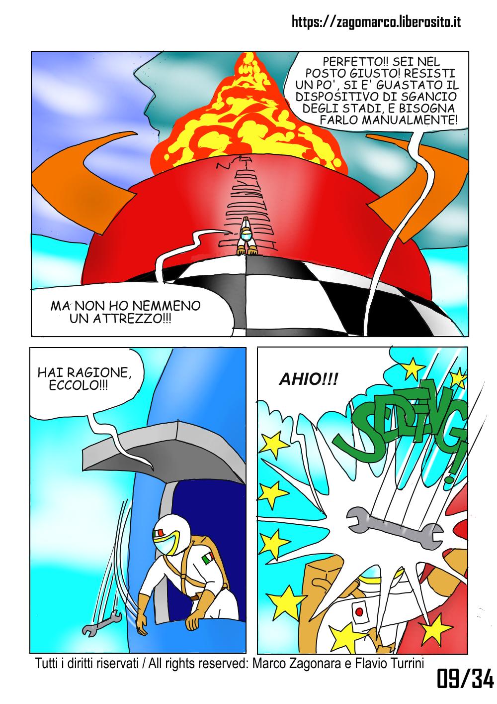 missione marte il fumetto - by marco zagonara