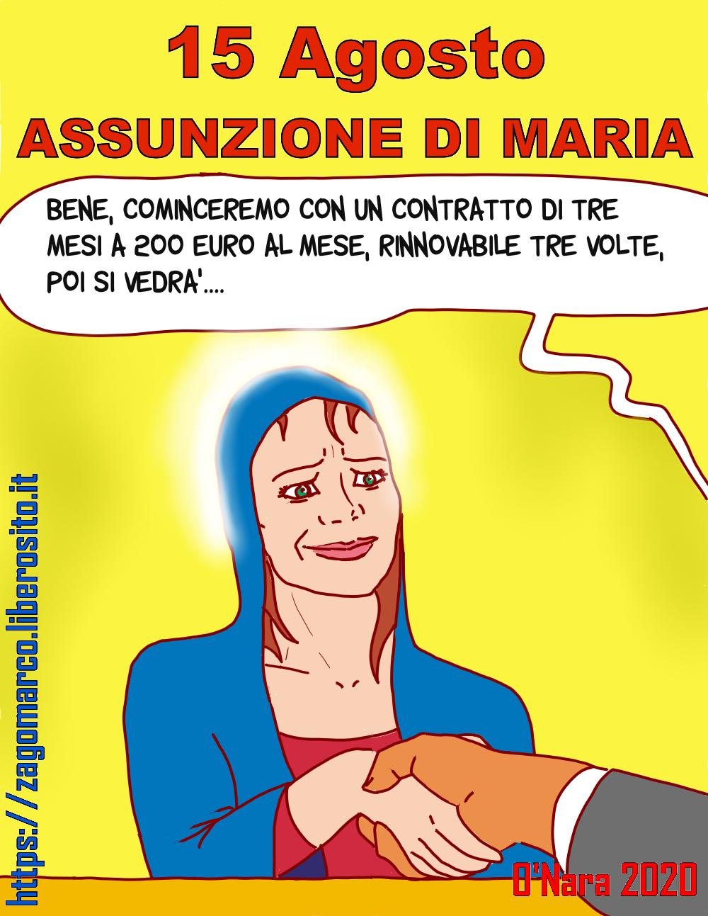 assunzione di Maria by Marco Zagonara